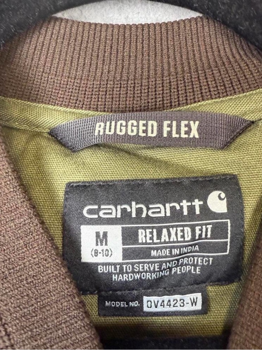 Carhartt Women’s Rugged Flex® Relaxed Fit Canvas Insulated Rib Collar Vest - Picture 4 of 7